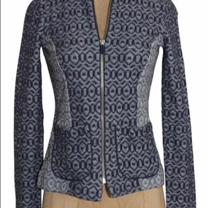ANTHROPOLOGIE ROSIE NEIRA blue jacket/cardigan XS